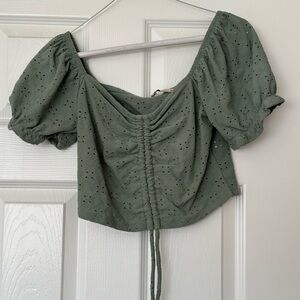 Ruched Balloon Sleeve Top | Balloon Sleeve Top | Puff Sleeve Top | Puffy Sleeve